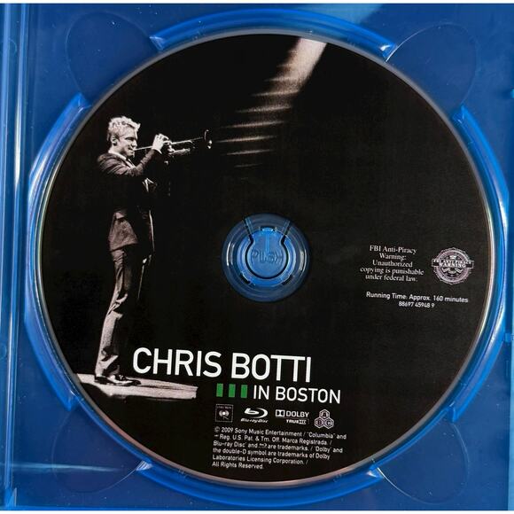 Chris Botti In Boston Blu-ray 2009 Concert Live Symphony Hall Jazz Trumpet - Picture 5 of 6
